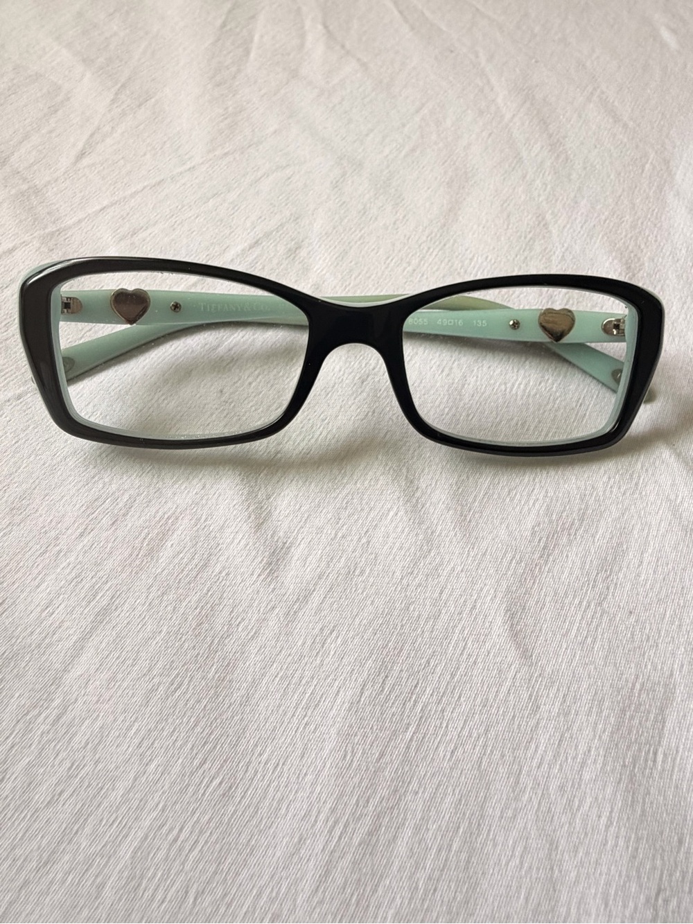 Tiffany & Co. Eyeglasses Frames Only, TF 2046 8055, 49-16-135, Black, Italy